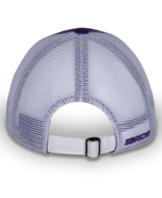 Women's Purple, White Alex Bowman Name and Number Patch Adjustable Hat