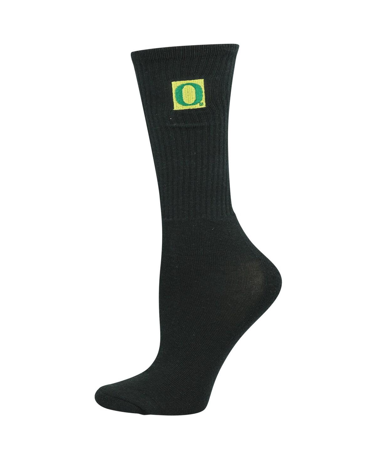 Shop Zoozatz Women's  Green, White Oregon Ducks 2-pack Quarter-length Socks In Green,white
