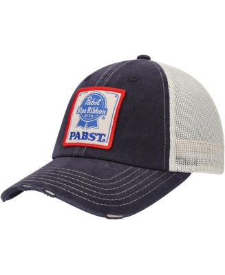 Men's American Needle Navy, Cream Pabst Blue Ribbon Orville Snapback ...