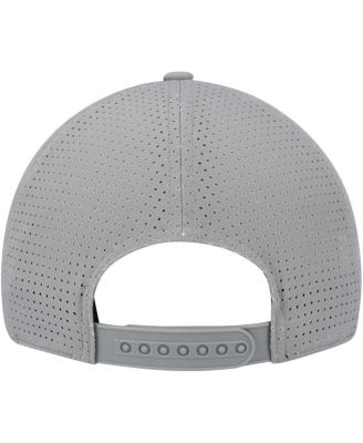 Men's Gray Mack Trucks Super Tech Valin Trucker Snapback Hat