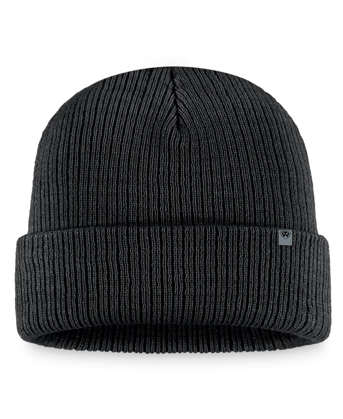 Top Of The World Men's  Black Indiana Hoosiers Elijah Cuffed Knit Hat In Black