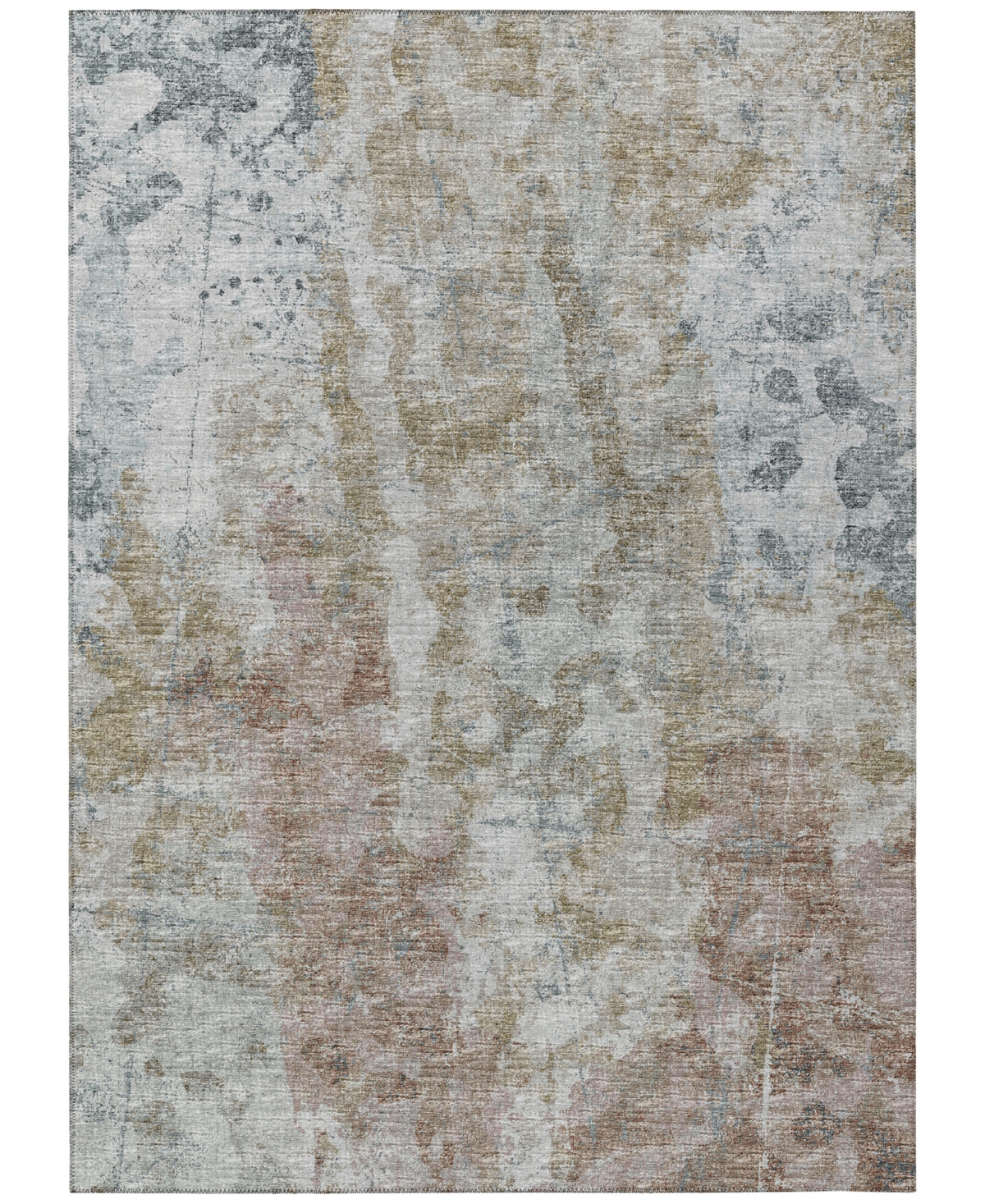 Addison Accord Outdoor Washable AAC33 9' x 12' Area Rug - Multi, Blue