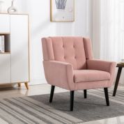Light pink accent chair cheap