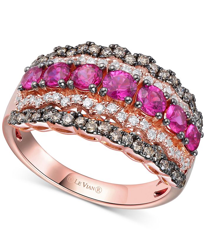 Le Vian Chocolatier Passion Ruby 1 ct. t.w. Diamond 5 8 ct