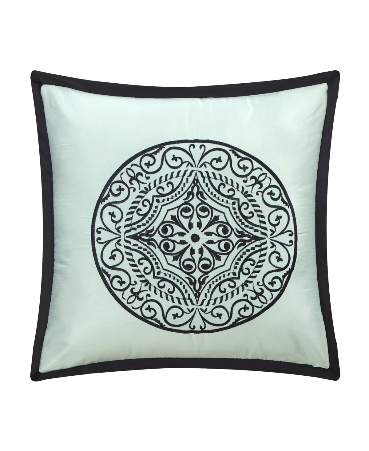 Nanshing Arabesque 8-piece Comforter Set, King In Black,blue