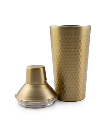 Cambridge Silversmiths Champagne Gold Faceted Cocktail Shaker