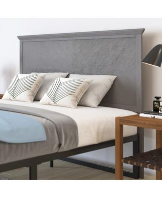 Queen Size Wooden  Herring Bone Adjustable Headboard