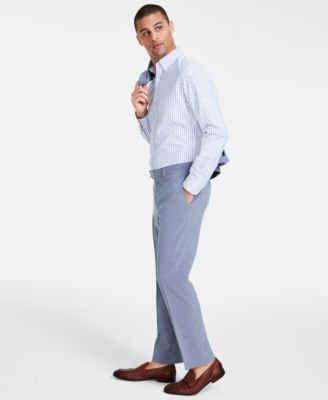 Men's Slim-Fit Mini-Houndstooth Suit