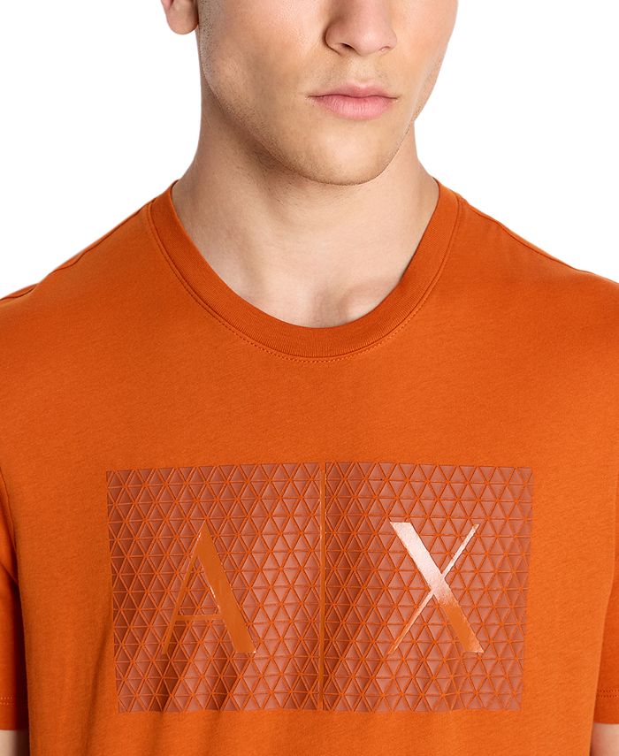 AX Armani Exchange Men's ClassicFit Short Sleeve Box Logo Crewneck TShirt Macy's