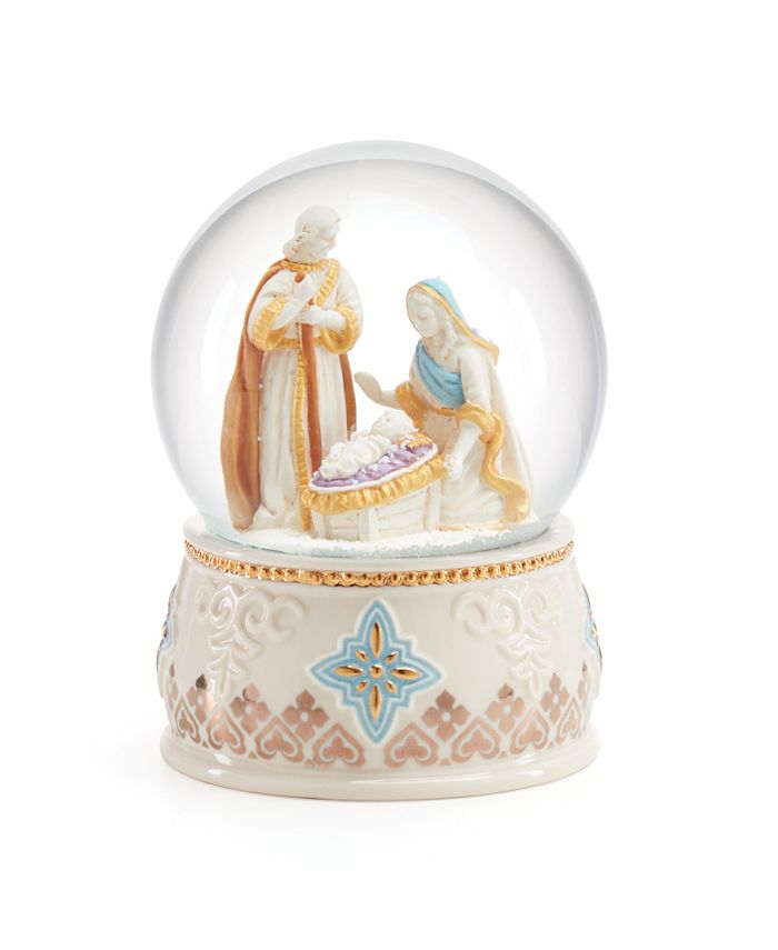Lenox First Blessing Weihnachtskrippe Schaf Aus Porzellan – Handbemalt, Mit 24 Karat Gold Verziert