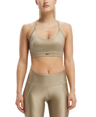 Reebok - Women's Shine Lux Strappy Medium-Impact Sports Bra