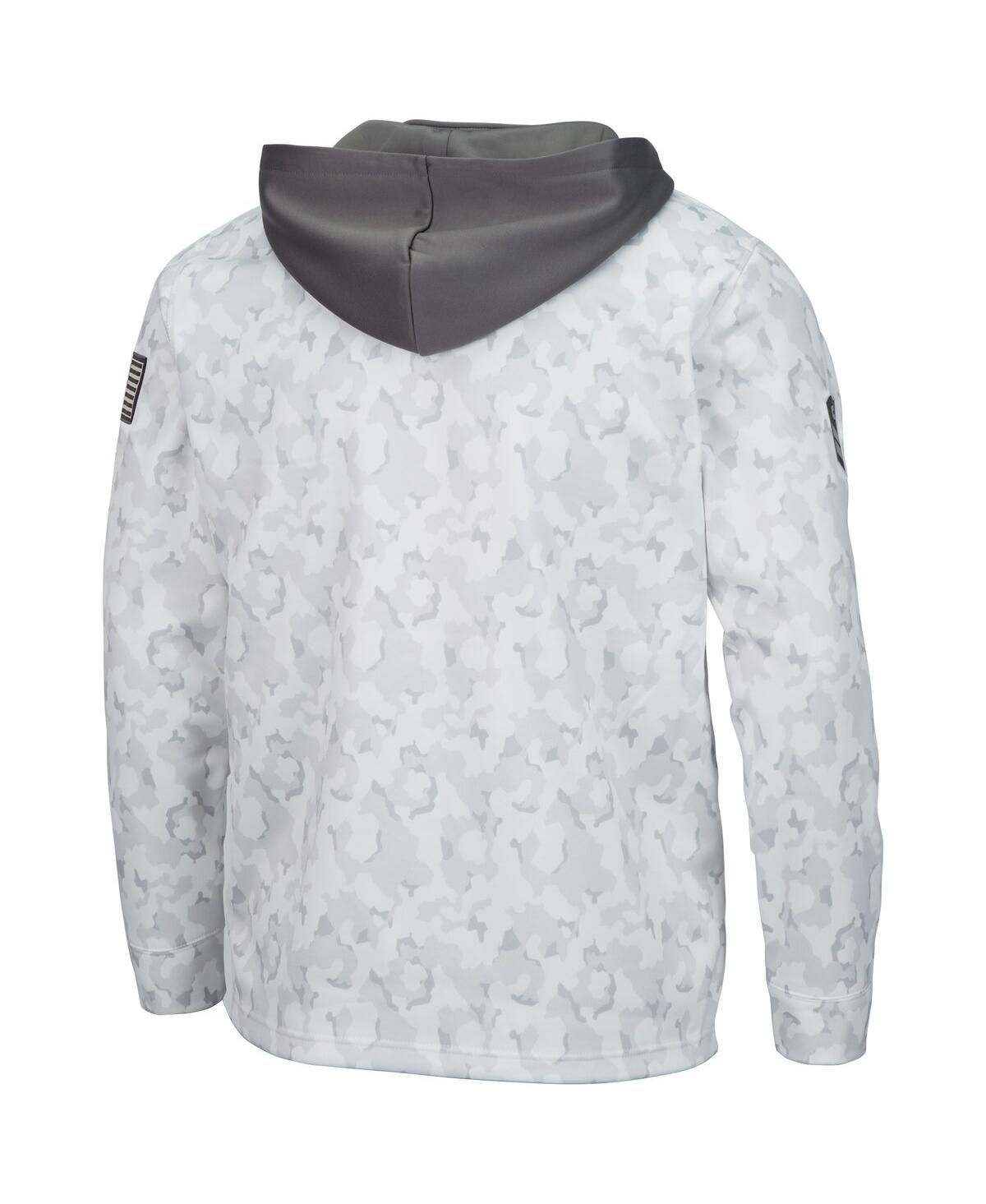 Colosseum Men's  Arctic Camo Kentucky Wildcats Oht Military-inspired Appreciation Quarter-zip Hoodie In Arctic Camo
