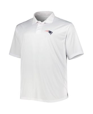 Men's Navy, White New England Patriots Big and Tall Solid Two-Pack Polo Shirt Set