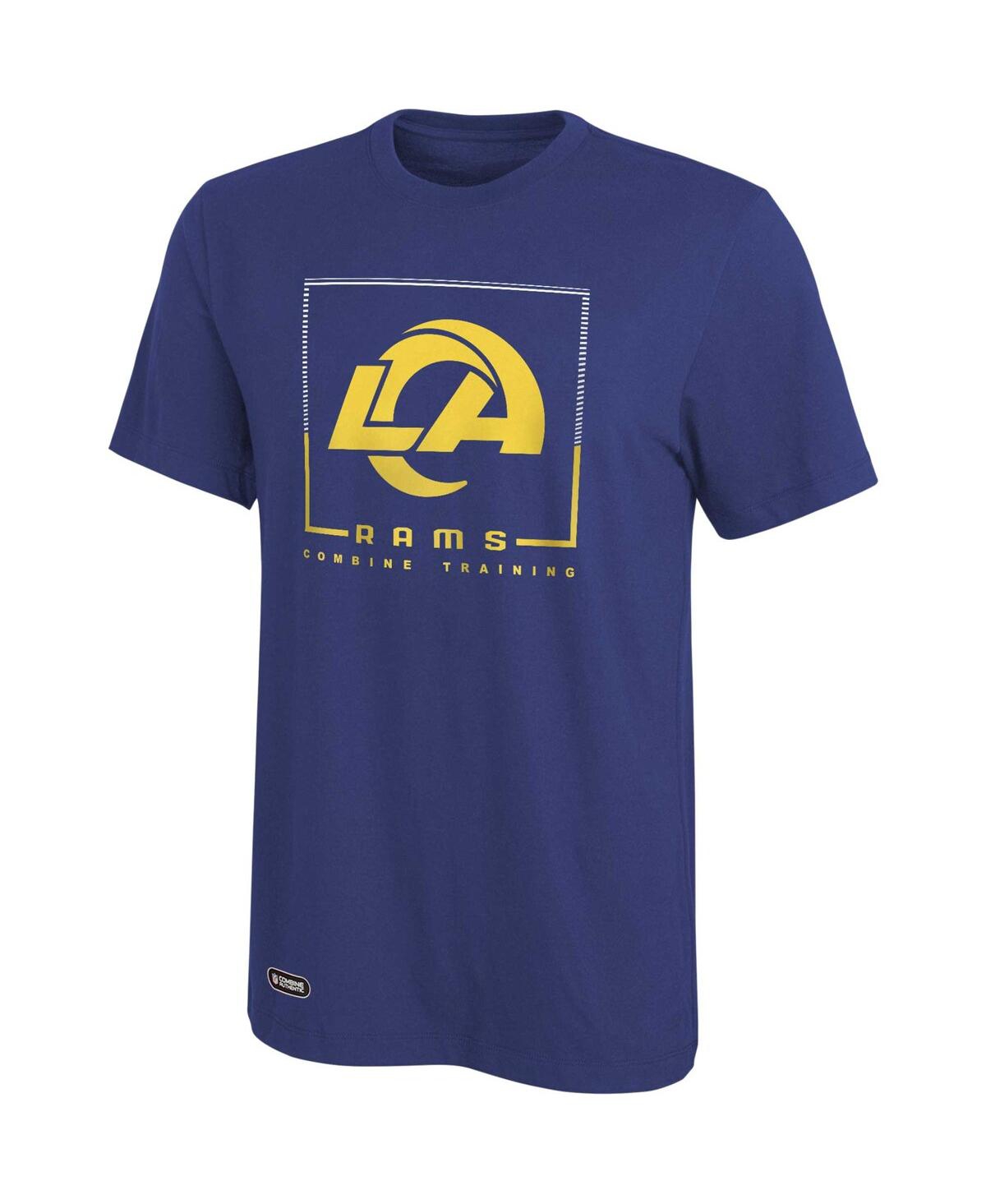 Men's Royal Los Angeles Rams Combine Authentic Clutch T-shirt - Royal