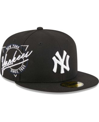 New Era Men's Black New York Yankees Neon 59FIFTY Fitted Hat - Macy's