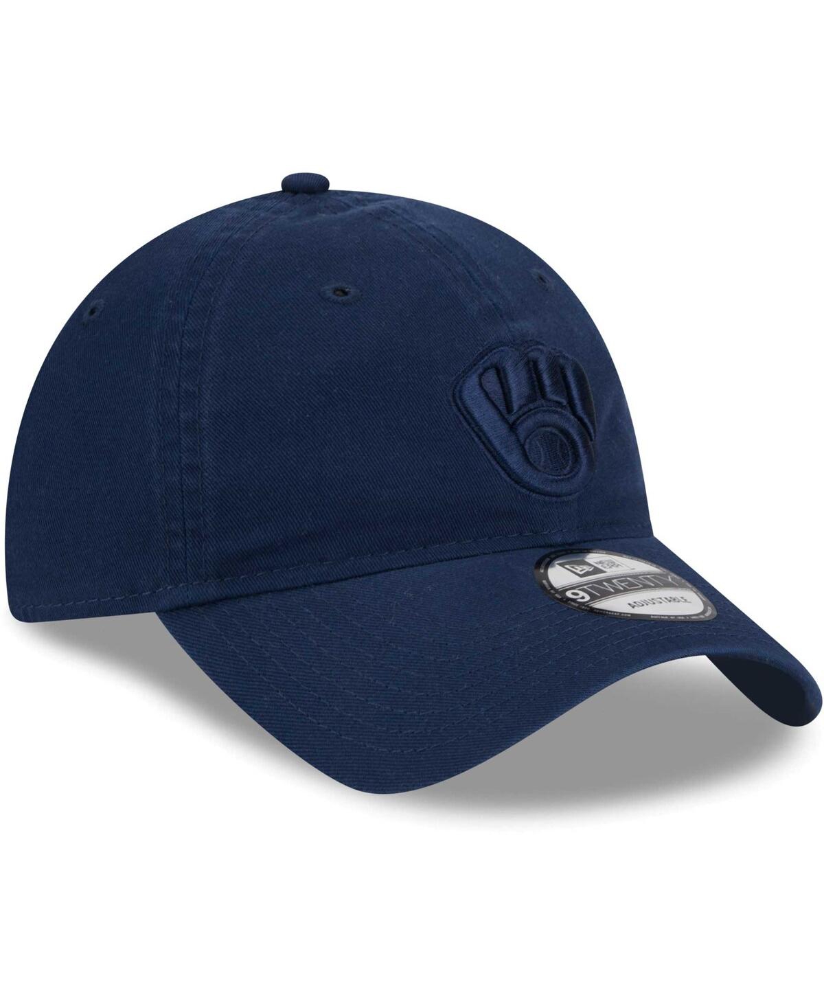 Men's New EraMilwaukee Brewers Color Pack 9TWENTY Adjustable Hat - Navy