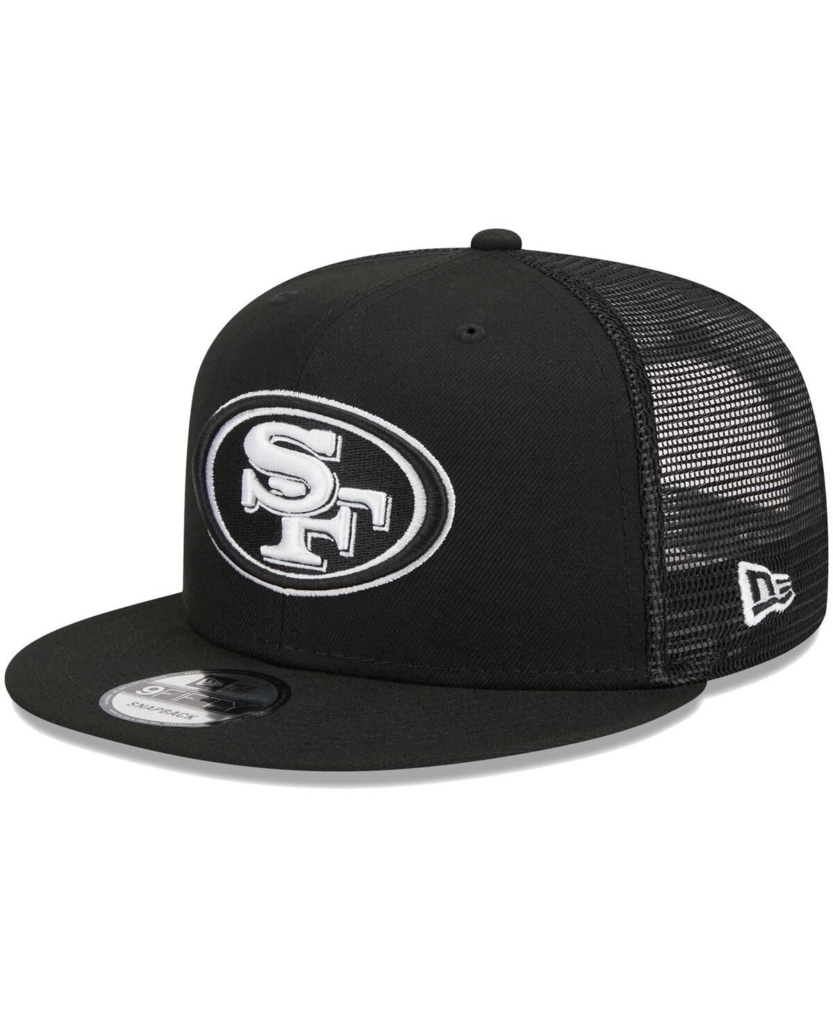 Мужская черная шляпа-бейсболка San Francisco 49ers Main Trucker 9FIFTY Snapback