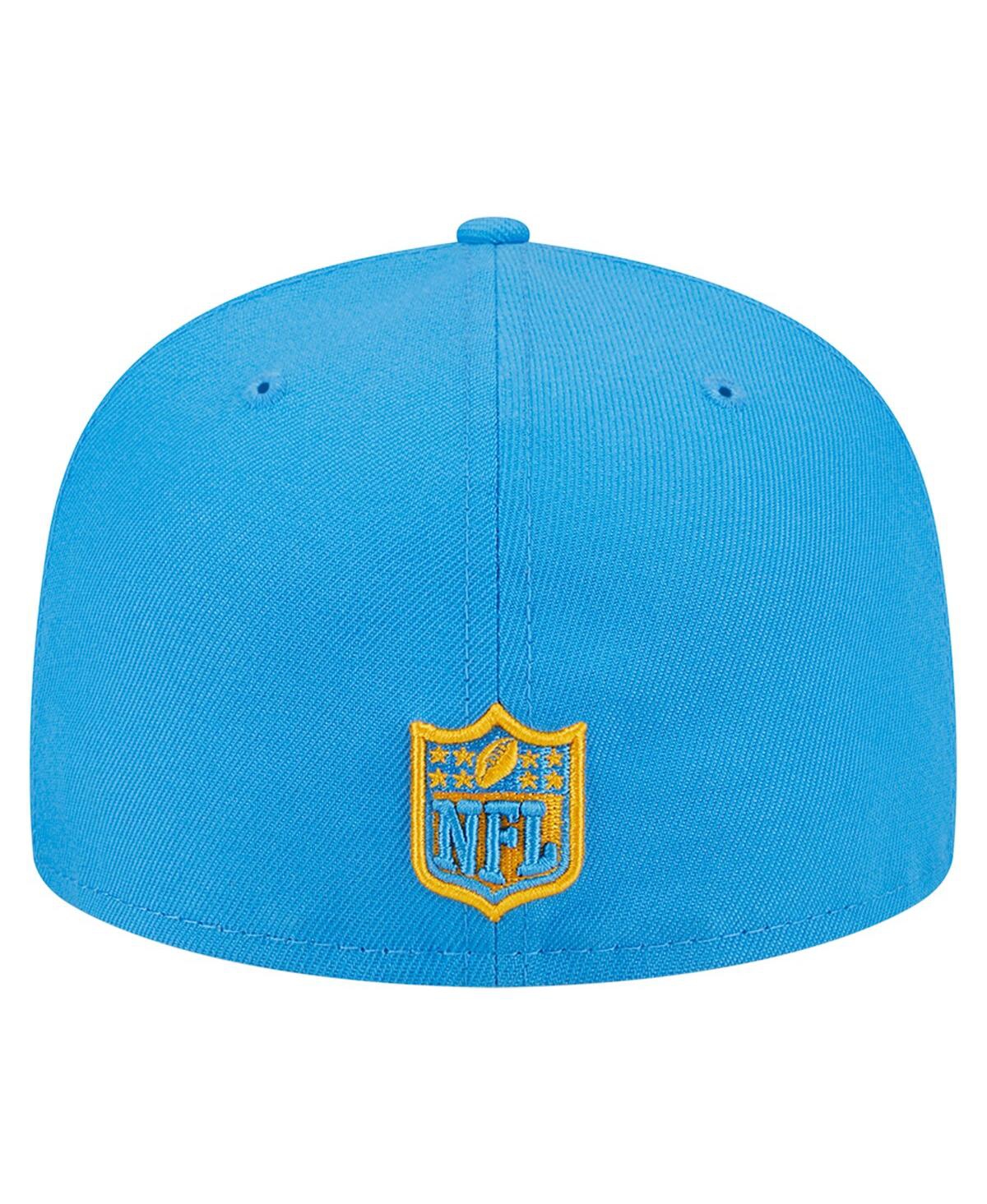 New Era Powder Blue Los Angeles Chargers  Main 59fifty Fitted Hat In Powder Blue