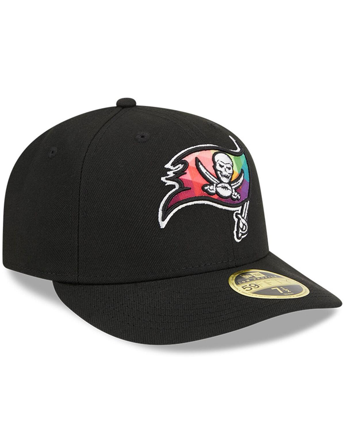 New Era Black Tampa Bay Buccaneers 2023 Nfl Crucial Catch Low Profile 59fifty Fitted Hat In Black