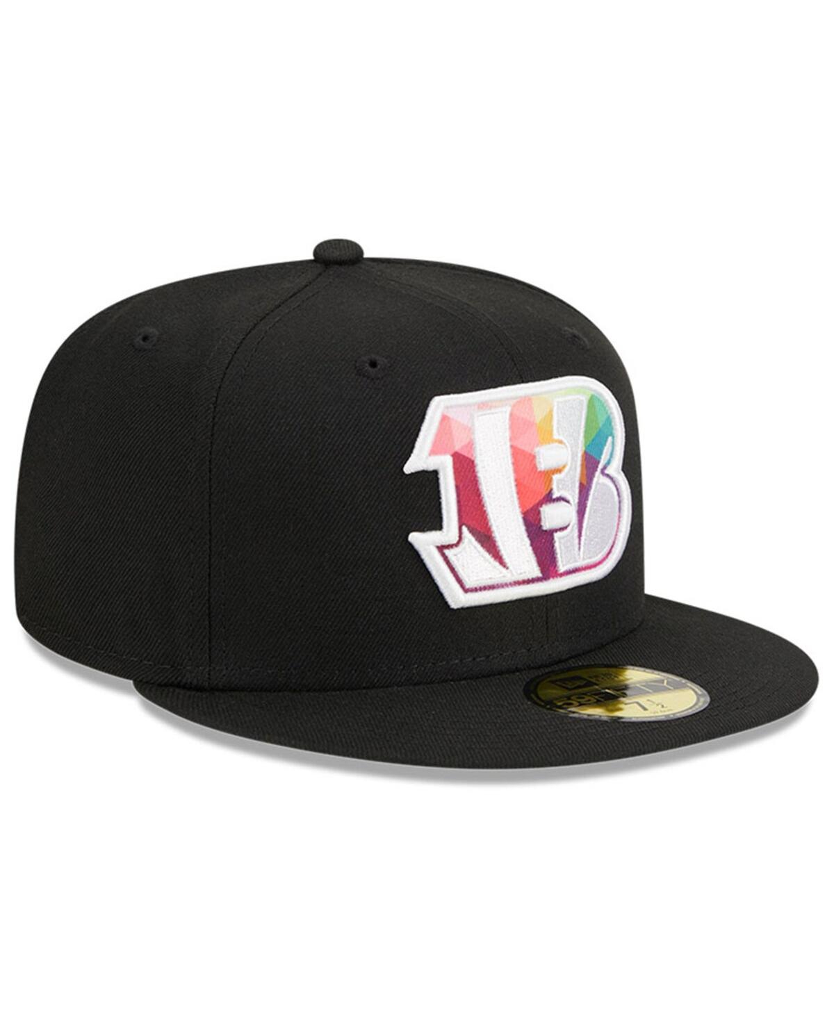 Men's New EraCincinnati Bengals 2023 Nfl Crucial Catch 59FIFTY Fitted Hat - Black