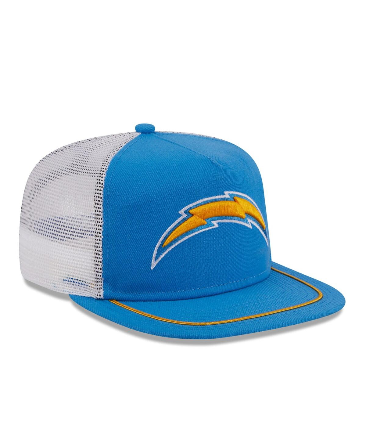 Men's New Era Powder White Los Angeles Chargers Original Classic Golfer Adjustable Hat - White