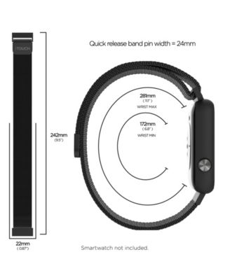 Unisex Air 4 Zinc Alloy Mesh Watch Strap