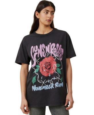 COTTON ON Women's The Oversized Guns N Roses T-shirt - Macy's