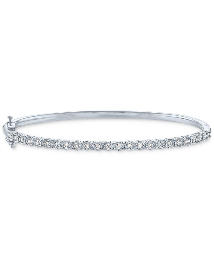 Macy's diamond bangle sales bracelets