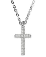Macys womens cross discount necklace