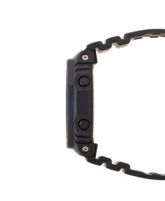 Unisex Two-Hand Quartz Analog Digital Black Resin Watch, 42.9mm, GMAS2100MD1A