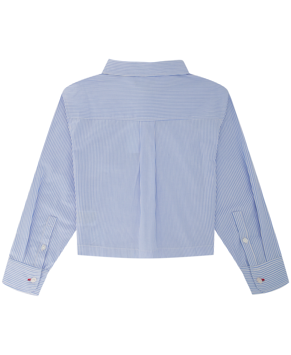 Tommy Hilfiger Big Girls Long Sleeve Ithaca Stripe Poplin Shirt