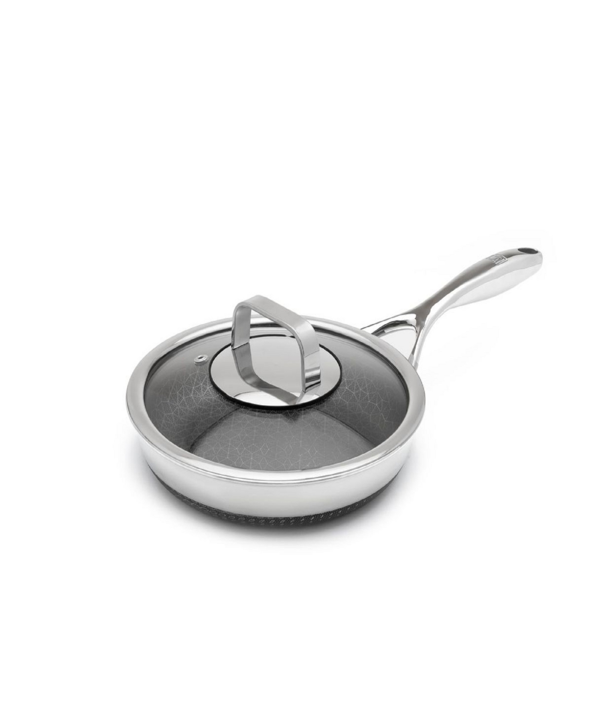 Livwell Diamondclad Stainless Steel Aluminum Core 8" Hybrid Pan In Silver,black