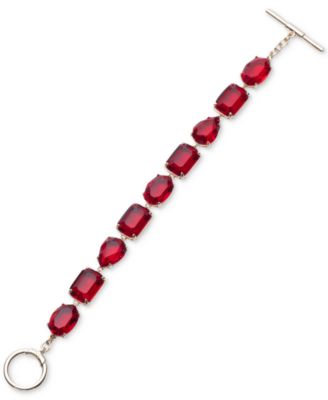 Lauren Ralph Lauren Gold-Tone Crystal Flex Bracelet Macy's