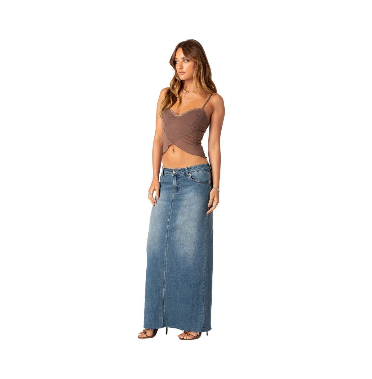 Women's Crossover Mesh Tank Top