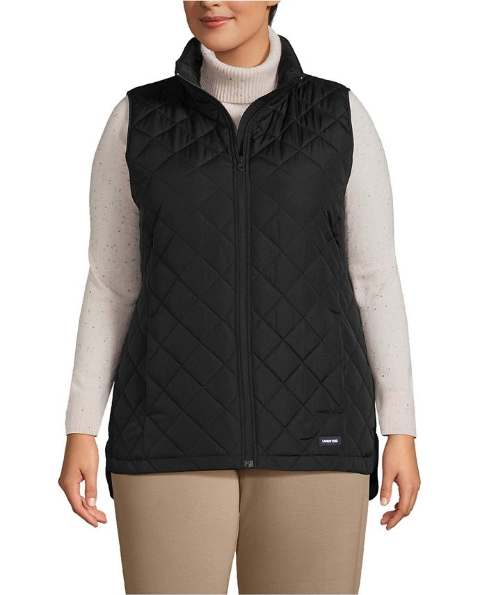Lands End Plus Size Insulated Vest Macy s