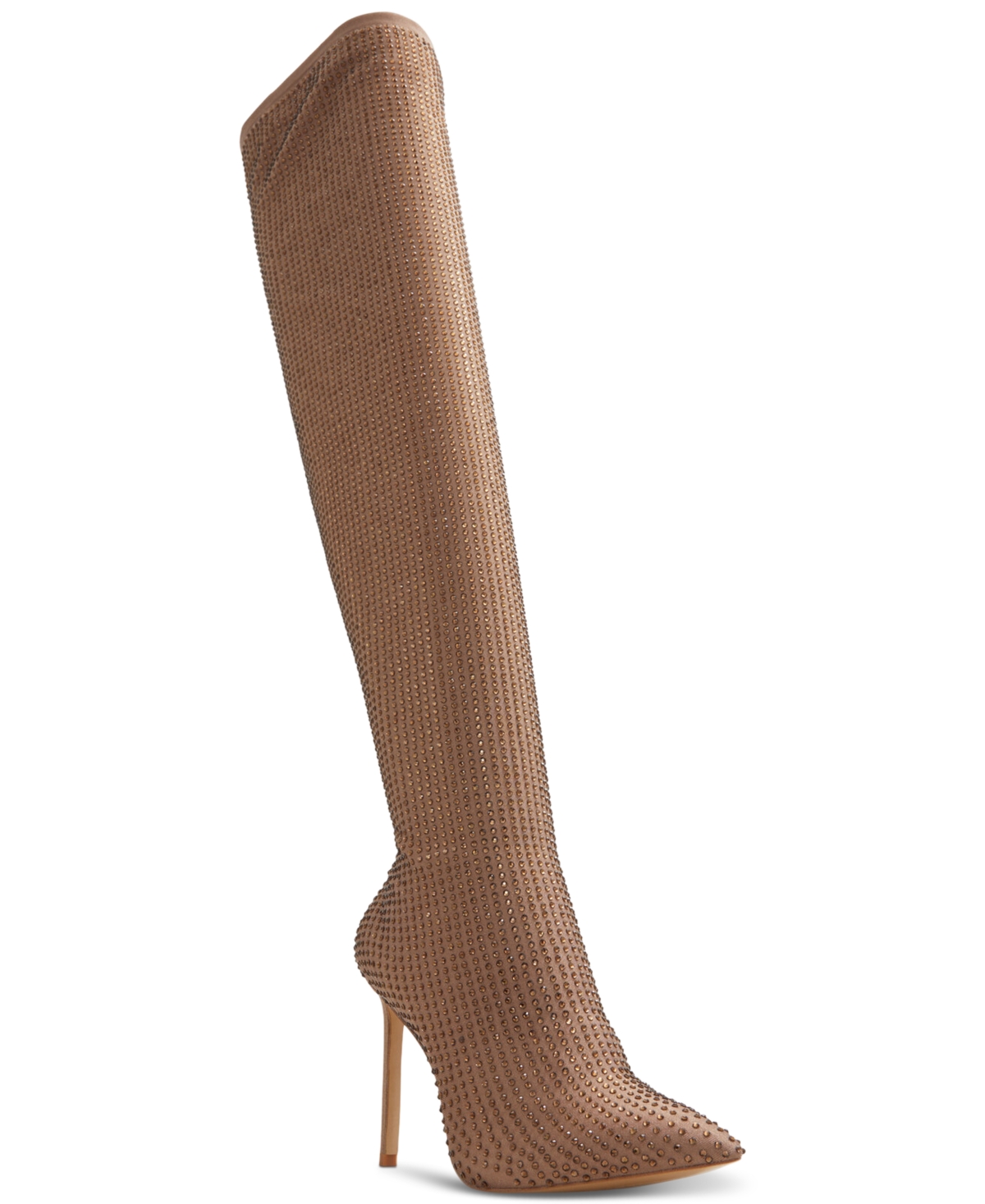 Shop Aldo Nassia Over-the-knee Pull-on Dress Boots In Bronze