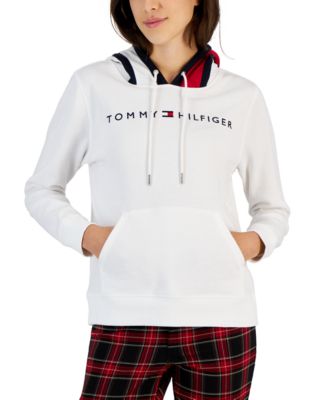 Tommy Hilfiger Women s Logo Colorblocked Pullover Hoodie Macy s