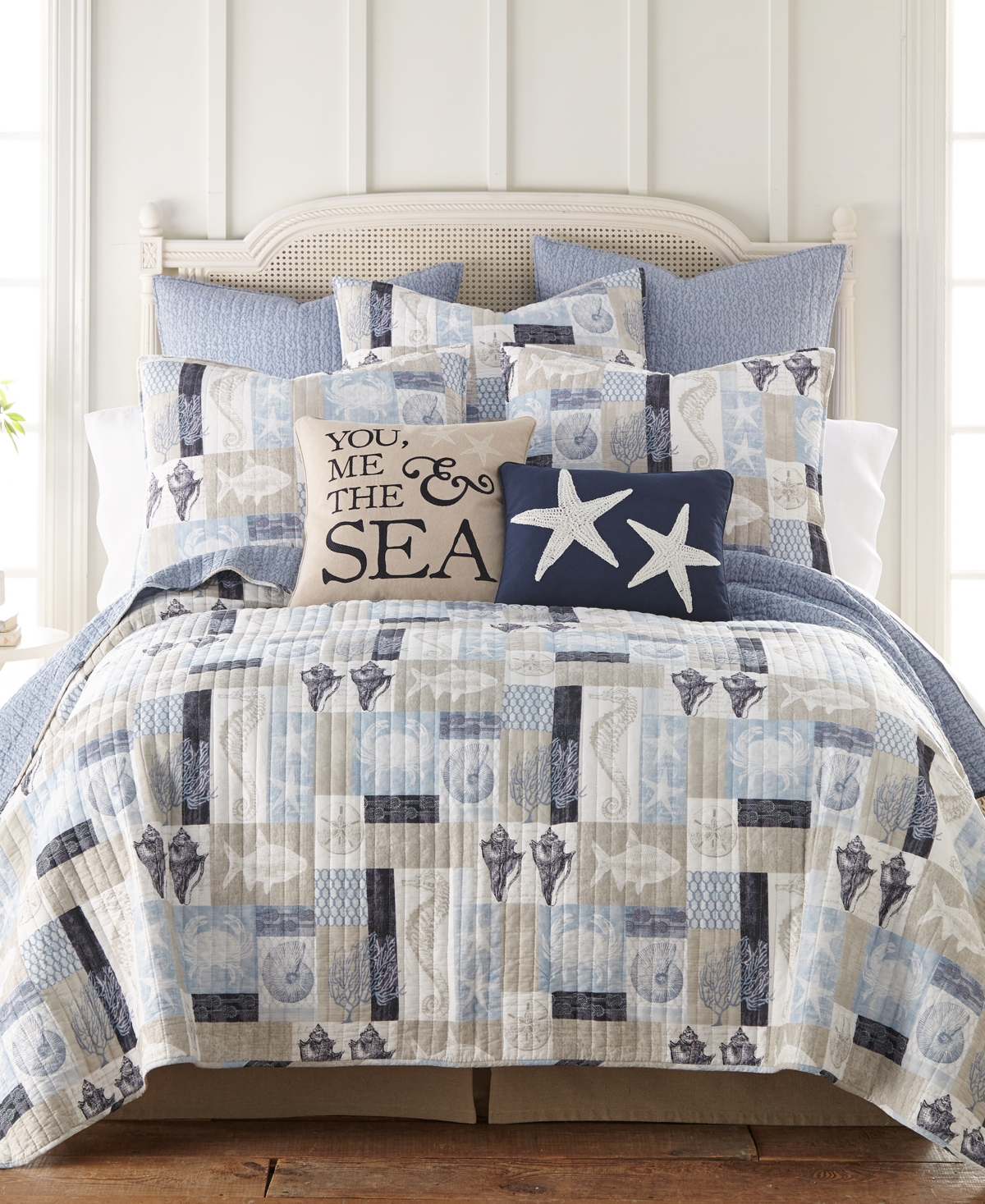 Levtex Cerralvo 2-pc. Sham Set, European In Blue