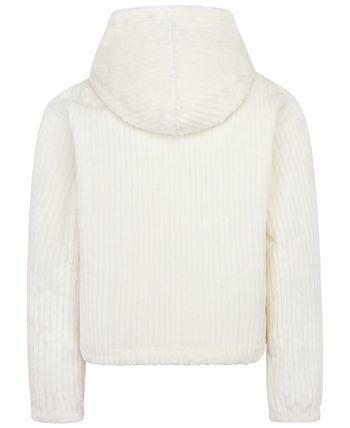 Converse Big Girls Ribbed Sherpa Long Sleeves Hoodie Macy s