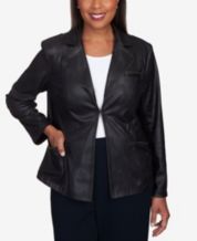 Petite Leather Jackets for Women Macy s