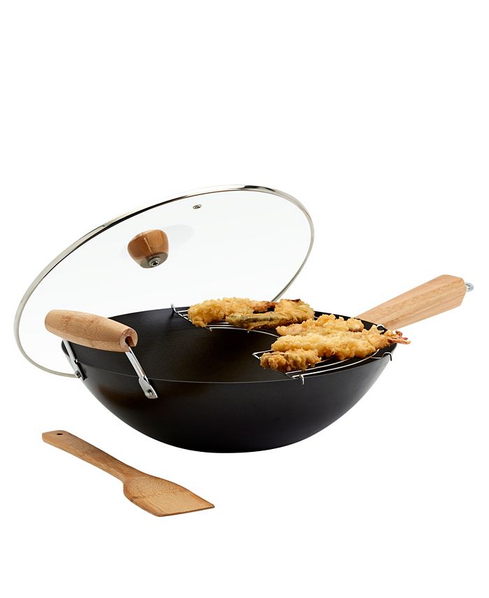 11 Piece Enamelled Set (With Small Wok) –