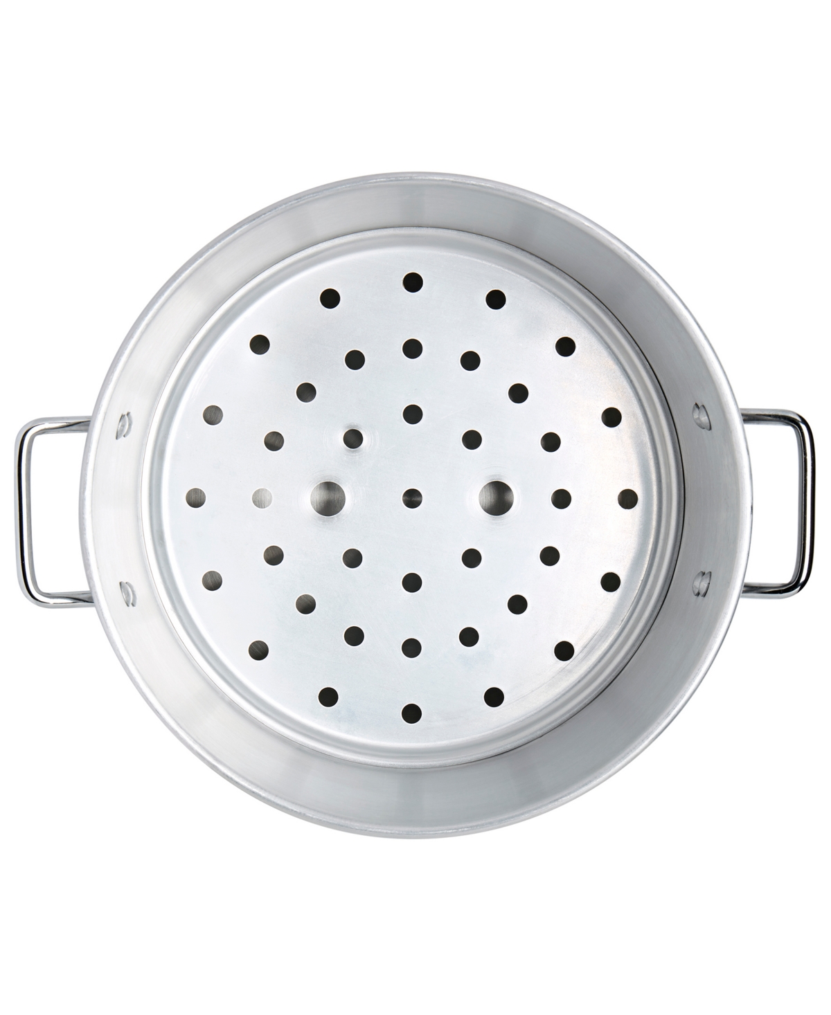 Infuse Latin Aluminum 3 Piece 20 Quart Steamer Set In Silver