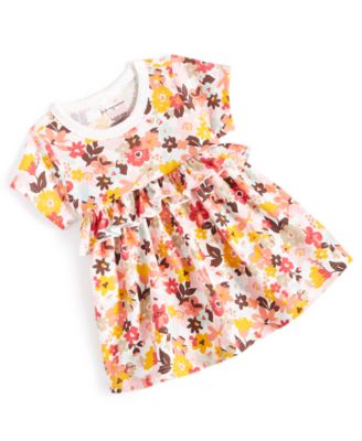 First Impressions Baby Girls Blooms Ruffled T Shirt, Created for Macy's ...