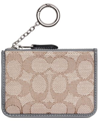 COACH - Box Program Signature Jacquard Card Case