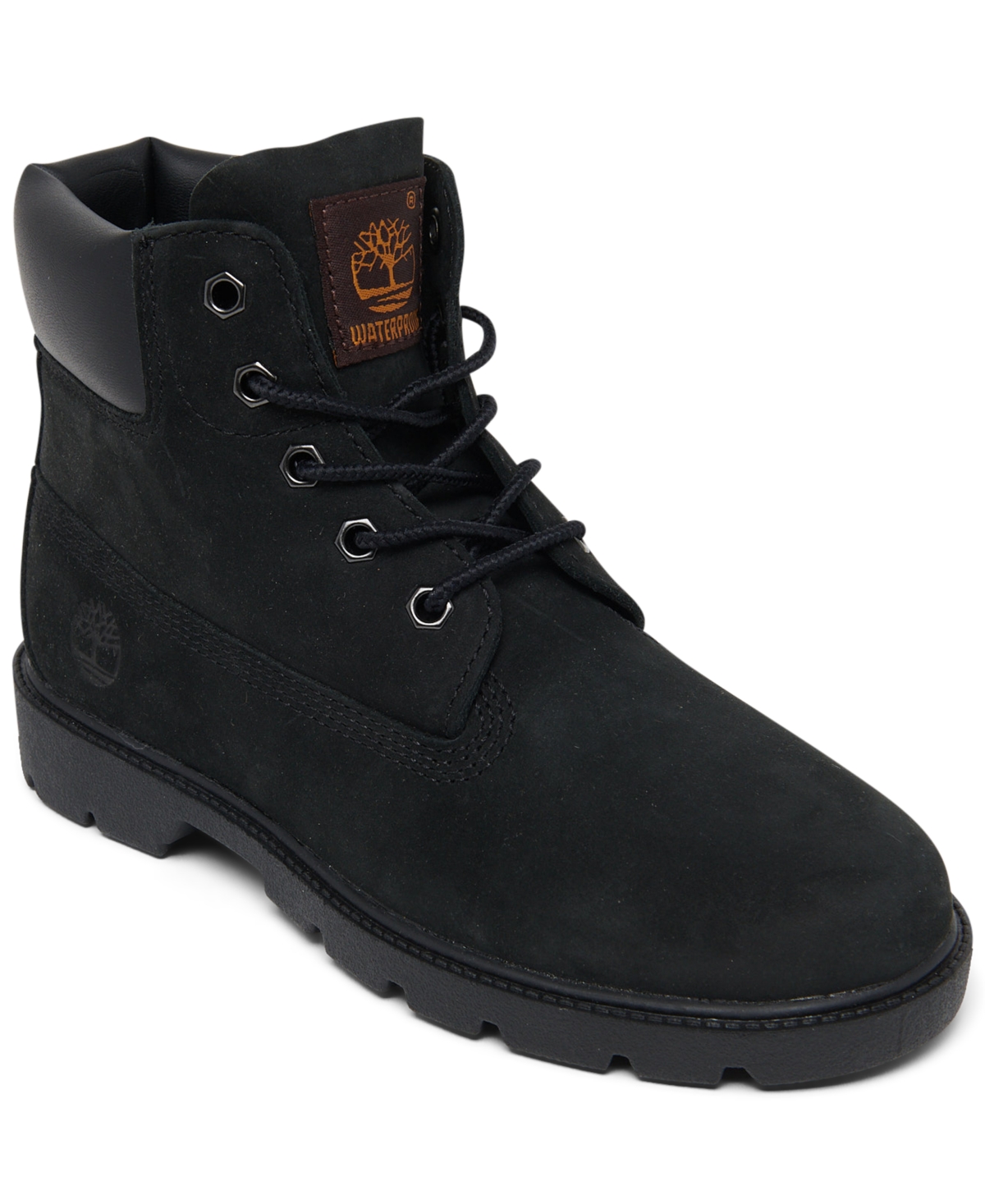 Timberland Little Kids 6" Classic Water Resistant Boots From Finish Line In Black