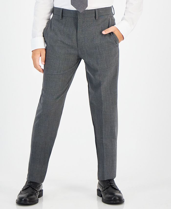 Boys plaid dress top pants