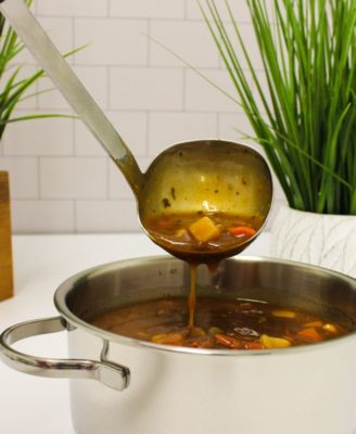 Essentials Stainless Steel and Bamboo 14 Piece Utensil Set