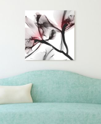 "Coral Luster 2" Frameless Free Floating Tempered Glass Panel Graphic Wall Art, 24" x 24" x 0.2"
