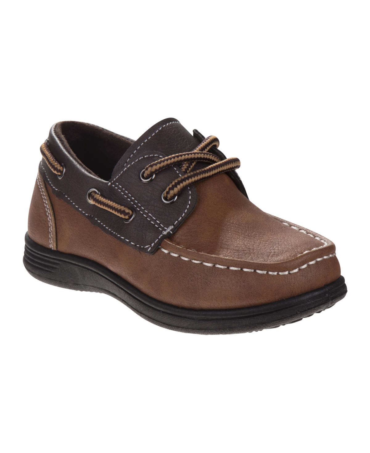 Shop Josmo Little Boys Boat Style Casual Shoes In Tan,brown