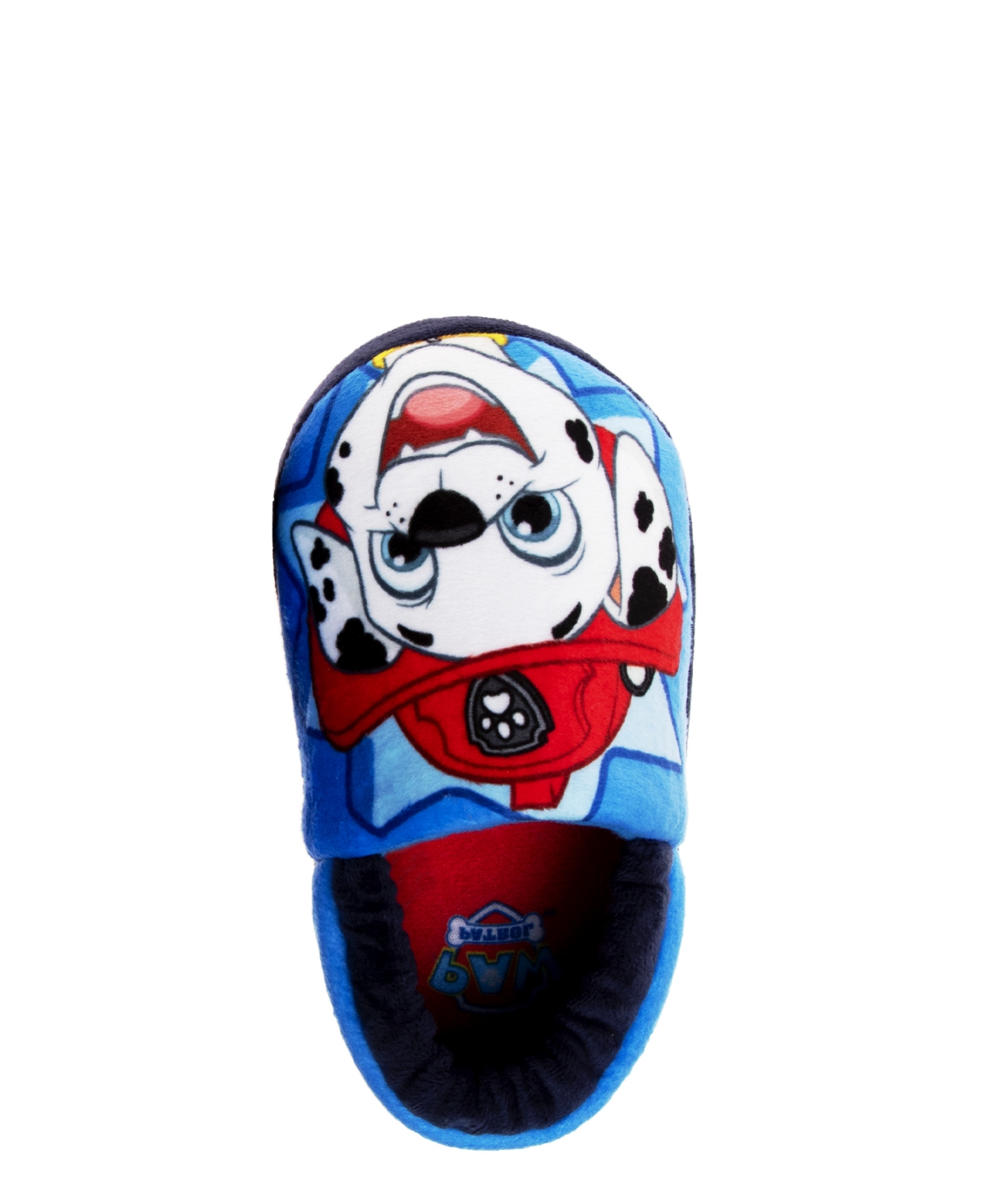 Nickelodeon Little Boys Paw Patrol Marshall And Chase Dual Sizes House Slippers In Blue,navy